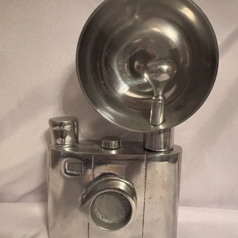 Z Gallerie Vintage Look Aluminum Camera with Flash